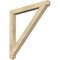 Ekena Millwork Traditional Arts & Crafts Rough Sawn Bracket, Douglas Fir, 4"W x 44"D x 44"H BKT04X44X44TRA03RDF - alternate 1